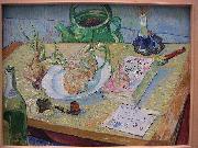 Vincent Van Gogh Still life with a plate of onions oil painting reproduction
